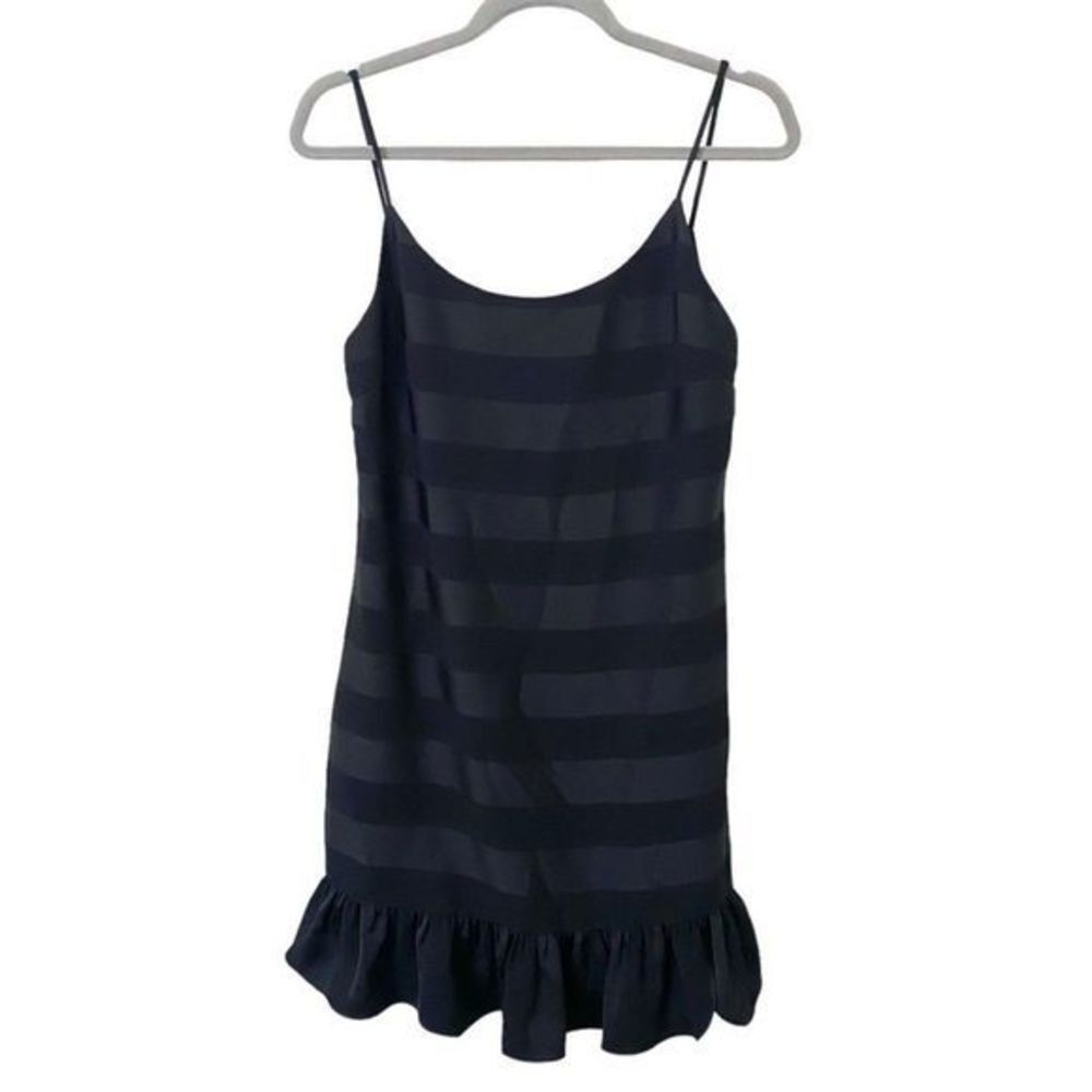WAVERLY GREY Striped Ruffle Mini Dress